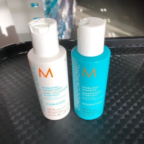 NWT - Moroccanoil Travel Size Hydrating Shampoo & Conditioner Set 2.4 Fl. Oz. /